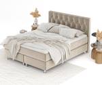 Boxspringbett Excelsior Beige - Breite: 140 cm