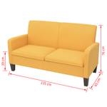 Sofa 3002820-1 Gelb - Breite: 135 cm