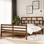 Bettgestell-K-15377 Braun - Holzwerkstoff - 166 x 100 x 206 cm