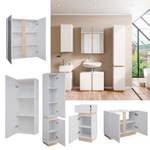 Badmöbel Set Gloria 40891 Braun - Weiß - Holzwerkstoff - 70 x 55 x 34 cm