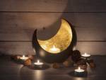 Set Kerzenhalter Teelichthalter Moon