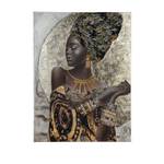 Lady African Gem盲lde Bild