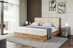 Boxspringbett LOLLI3 Beige - Breite: 160 cm - H4