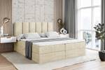 Boxspringbett BOXI1 Ecru - Breite: 160 cm - H4