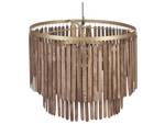 Lampe suspension KAVERI Marron - Bois massif - 60 x 146 x 60 cm