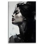 Tableau PORTRAIT De Femme Peinture 60 x 90 x 90 cm