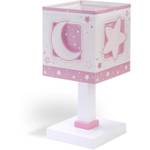 Kinderzimmer Tischleuchte MOONLIGHT Pink - Weiß