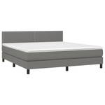 Boxspringbett 3017287-8 Dunkelgrau - Breite: 160 cm