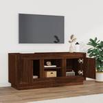 TV-Schrank D679 Eiche Schwarzbraun Dekor