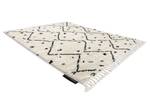 Berber Tetuan Zigzag B751 Tapis Cr猫me