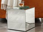 Table d'appoint CUBIX Argenté - Verre - 35 x 35 x 35 cm