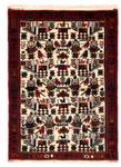 Tapis Afshar VIII Blanc - Textile - 103 x 1 x 151 cm