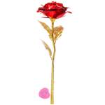 Ewige Rose mit LED-Lichterkette 25cm