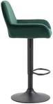 Tabouret de bar Braga Lot de 2 Vert foncé