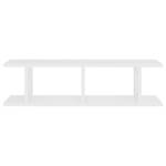 Étagère murale(lot de 2) 3008068-1 Blanc - Bois manufacturé - 18 x 20 x 75 cm