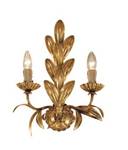 Wandleuchte  Palma Metall - Gold - 2-flammig