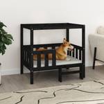 Lit pour chien 3016323-2 Noir - 96 x 90 x 74 cm