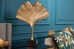 Skulptur GINKGO LEAF Gold