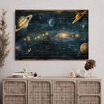 Bild Retro Planet XIX 90 x 60 cm