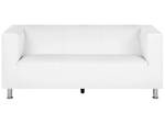 3-Sitzer Sofa FLORO Silber - Weiß