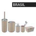 Bürstenbehälter BRASIL, grau Beige