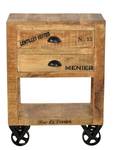 RUSTIC Kommode Braun - Massivholz - Holzart/Dekor - 60 x 80 x 30 cm