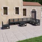 Salon de jardin (lot de 9) 3009828-1 Noir