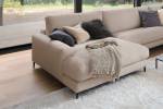 Sofa CARA Wohnlandschaft U-Form Cord Taupe