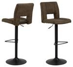 Tabouret de bar Sylvia 3 lot de 2 Vert