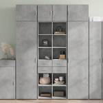 Highboard DE9245 Grau - Holzwerkstoff - 43 x 185 x 70 cm