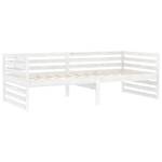 Tagesbett 3008452 Weiß - Massivholz - Holzart/Dekor - 98 x 68 x 203 cm