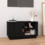 TV-Schrank D847 Schwarz - Massivholz - 34 x 40 x 70 cm