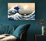eine Kanagawa Welle vor gro脽e Hokusai