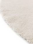 Teppich rund Weiß - Textil - 120 x 1 x 120 cm