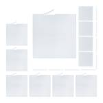 32 x Bodenschutzmatte weiß Weiß - Kunststoff - 60 x 1 x 60 cm