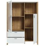 Wohnzimmer Samuel 31 (5-teilig) mit LED Grau - Holzwerkstoff - 350 x 154 x 60 cm