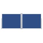 Ausziehbare Seitenmarkise 3000267-1 Blau - Textil - 1000 x 140 x 1 cm