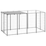 Hundekäfig 3008424 Silber - Tiefe: 220 cm