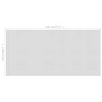 Couverture de piscine 299837-1 Gris - 220 x 450 cm