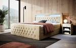 Boxspringbett Gloria Beige - Breite: 140 cm - H4