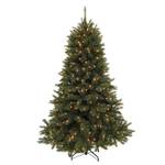 Arbre de Noël artificiel ForestFrosted Vert - Matière plastique - 140 x 215 x 140 cm