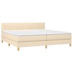 Boxspringbett 3017288-20 Creme - Breite: 200 cm