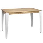 Table à manger Lunds 60x100 Blanc-Vielli Blanc