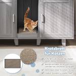 Katzenschrank BH32262 Grau - Holzwerkstoff - 52 x 65 x 120 cm