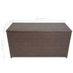 Caisse de stockage Marron - Polyrotin - 50 x 60 x 120 cm