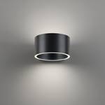 LED Wandlampe PURE Clipse Grau - Metall - 20 x 8 x 20 cm