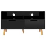 TV-Schrank D617 Hochglanz Schwarz