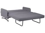 2-Sitzer Sofa BELFAST Schwarz - Grau - Textil - 140 x 68 x 80 cm