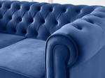 Sofa CHESTERFIELD Blau - Tiefe: 168 cm