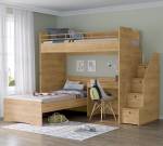 Bett Studio Mocha Braun - Holzwerkstoff - 95 x 84 x 207 cm